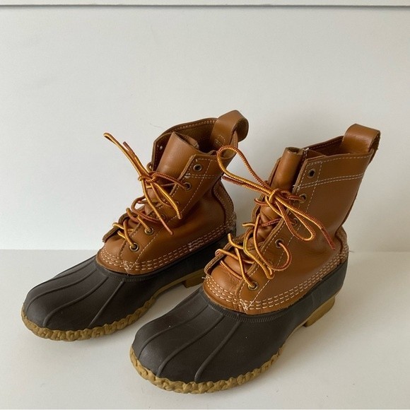 L.L. Bean Brown and Black Rain & Snow Boots - Picture 1 of 8